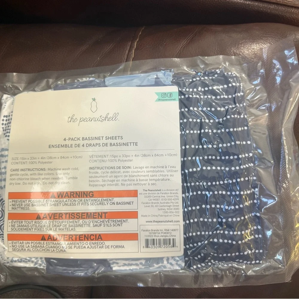 Navy Blue Mattress Cover by the Peanutshell